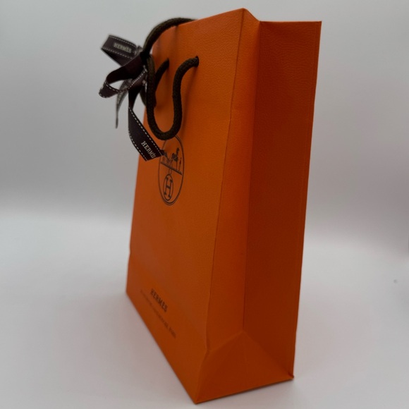 💞Authentic💞Hermes Small Shopping Bag with ribbon. - Picture 2 of 10